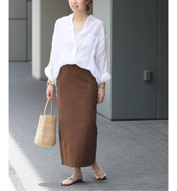 JOURNAL STANDARD relume「《追加予約》ストレッチポンチIラインスカート」|スカート|