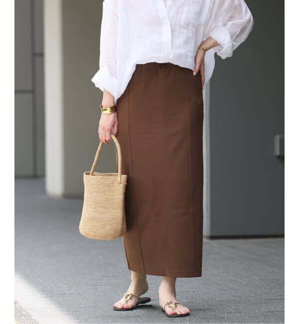 JOURNAL STANDARD relume「《追加予約》ストレッチポンチIラインスカート」|スカート|