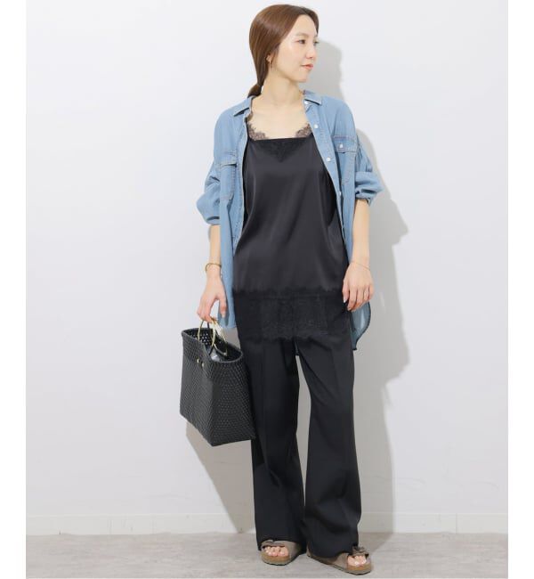 JOURNAL STANDARD relume「《追加予約2》サテンレースキャミチュニック」|キャミソール|