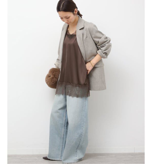 JOURNAL STANDARD relume「《追加予約2》サテンレースキャミチュニック」|キャミソール|