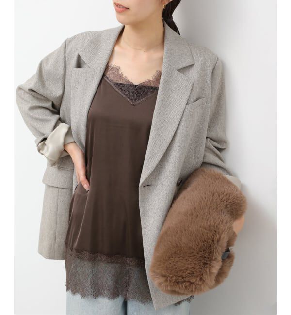 JOURNAL STANDARD relume「《追加予約2》サテンレースキャミチュニック」|キャミソール|