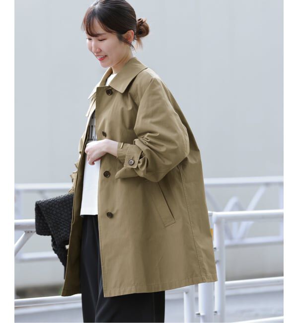 JOURNAL STANDARD relume「《追加》［26SS新作］コットンナイロンAラインステンコート」|ステンカラーコート|