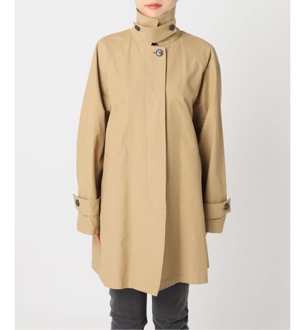 JOURNAL STANDARD relume「《追加》［26SS新作］コットンナイロンAラインステンコート」|ステンカラーコート|