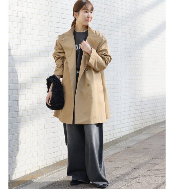 JOURNAL STANDARD relume「《追加》［26SS新作］撥水 / スタンドポンチョコート」|トレンチコート|