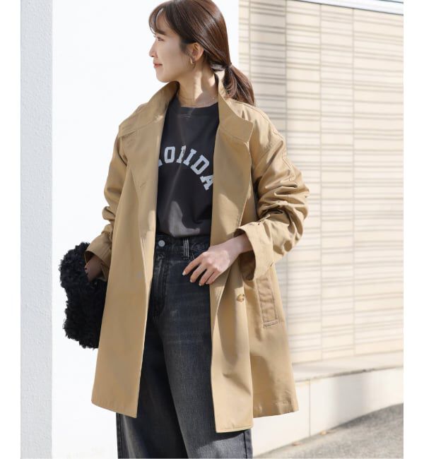 JOURNAL STANDARD relume「《追加》［26SS新作］撥水 / スタンドポンチョコート」|トレンチコート|