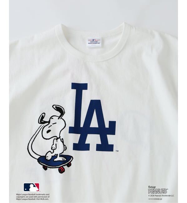 JOURNAL STANDARD relume「PEANUTS / ピーナッツ 別注 MLB ベースボール プリントTシャツ」|Tシャツ・カットソー|