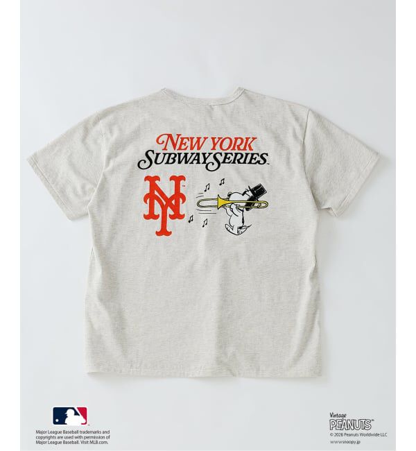 JOURNAL STANDARD relume「PEANUTS / ピーナッツ 別注 MLB ベースボール プリントTシャツ」|Tシャツ・カットソー|