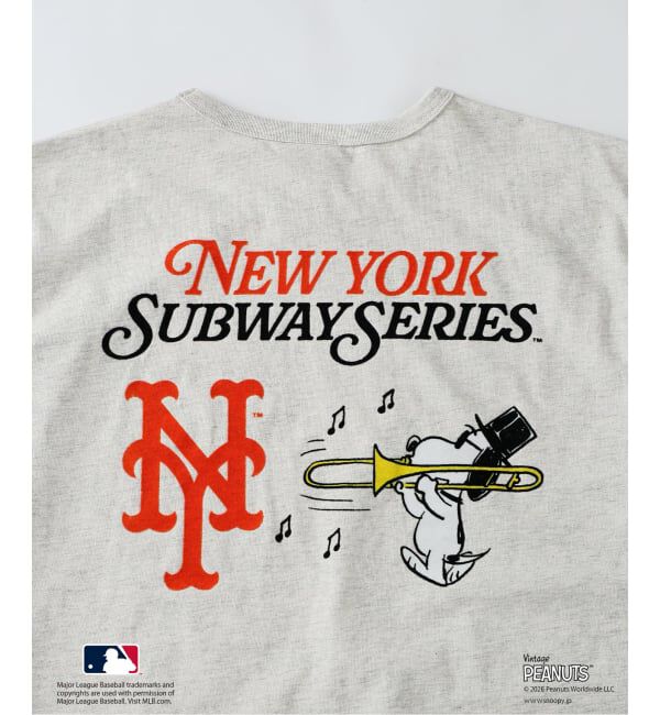 JOURNAL STANDARD relume「PEANUTS / ピーナッツ 別注 MLB ベースボール プリントTシャツ」|Tシャツ・カットソー|