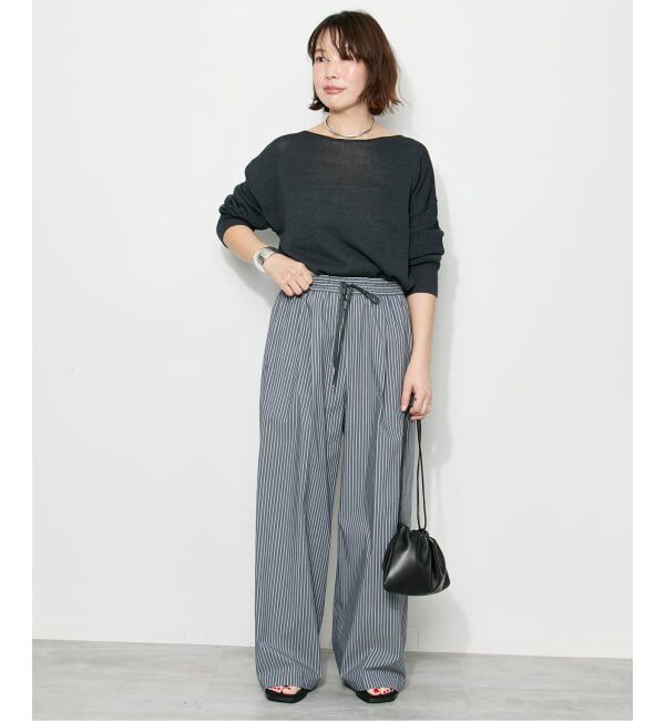 journal standard L'essage「ウォッシャブル ペーパー混プルオーバー」|ニット・セーター|