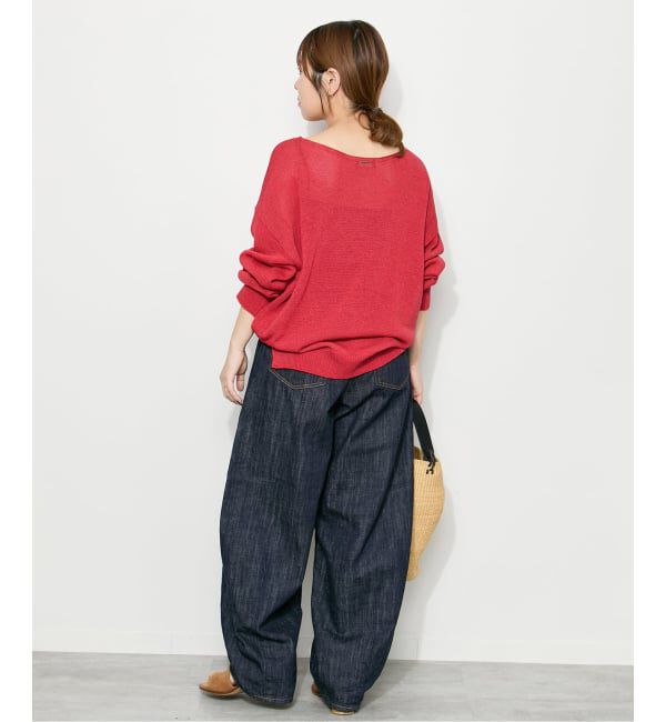 journal standard L'essage「ウォッシャブル ペーパー混プルオーバー」|ニット・セーター|