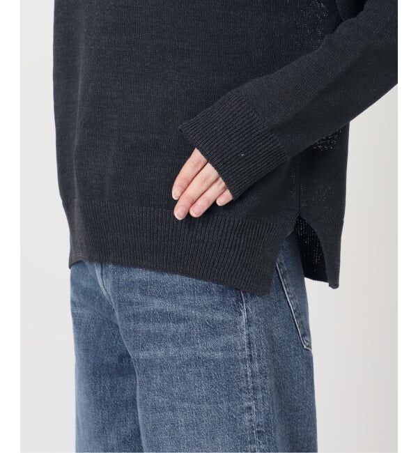 journal standard L'essage「ウォッシャブル ペーパー混プルオーバー」|ニット・セーター|