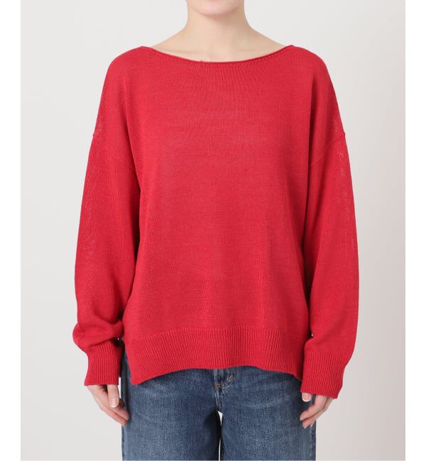 journal standard L'essage「ウォッシャブル ペーパー混プルオーバー」|ニット・セーター|