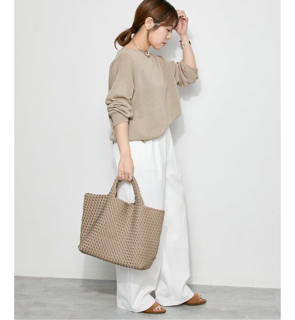 journal standard L'essage「ウォッシャブル ペーパー混プルオーバー」|ニット・セーター|