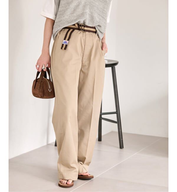 JOURNAL STANDARD「【BURK / バーク】ベルトツキチノパンツ」|チノ|