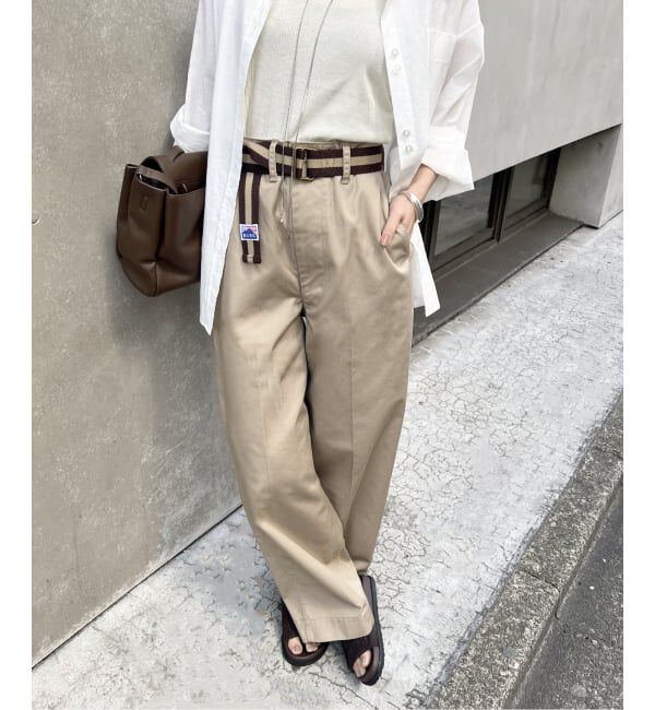 JOURNAL STANDARD「【BURK / バーク】ベルトツキチノパンツ」|チノ|