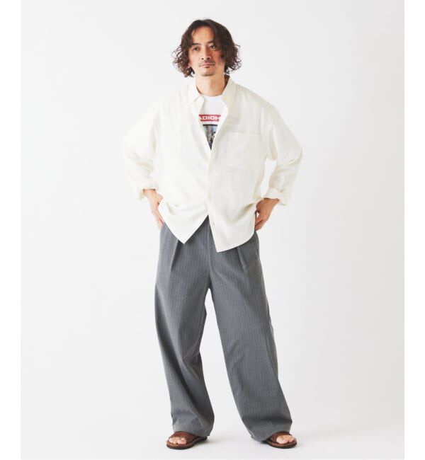 JOURNAL STANDARD relume「《予約》European Flax / ヨーロピアンフラックス リネン/レーヨン シャツ」|シャツ・ブラウス|