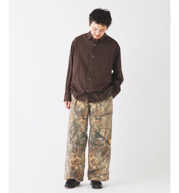 JOURNAL STANDARD relume「《予約》European Flax / ヨーロピアンフラックス リネン/レーヨン シャツ」|シャツ・ブラウス|