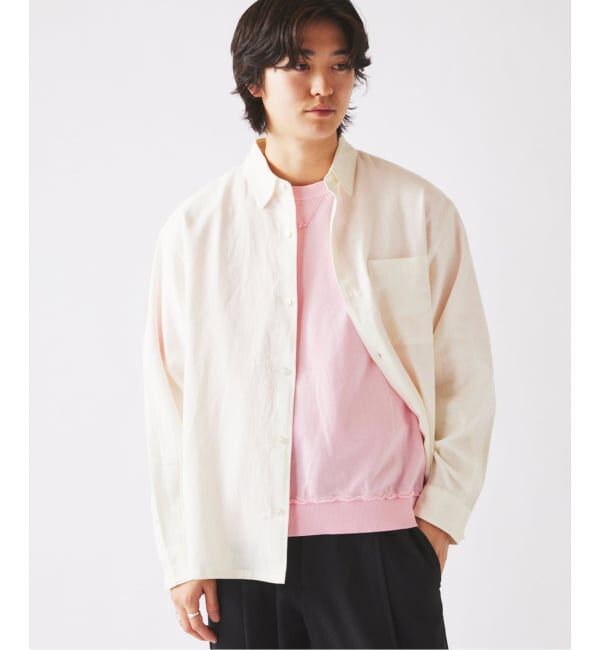 JOURNAL STANDARD relume「《予約》European Flax / ヨーロピアンフラックス リネン/レーヨン シャツ」|シャツ・ブラウス|