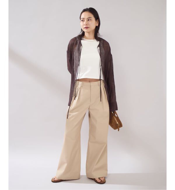 JOURNAL STANDARD「《予約》【osedit】2tuck buckle back CHINOS」|チノ|