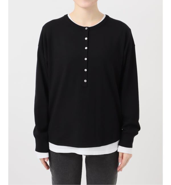 JOURNAL STANDARD relume「《追加》［2枚セット / SS素材］3WAYレイヤードヘンリープルオーバー」|ニット・セーター|