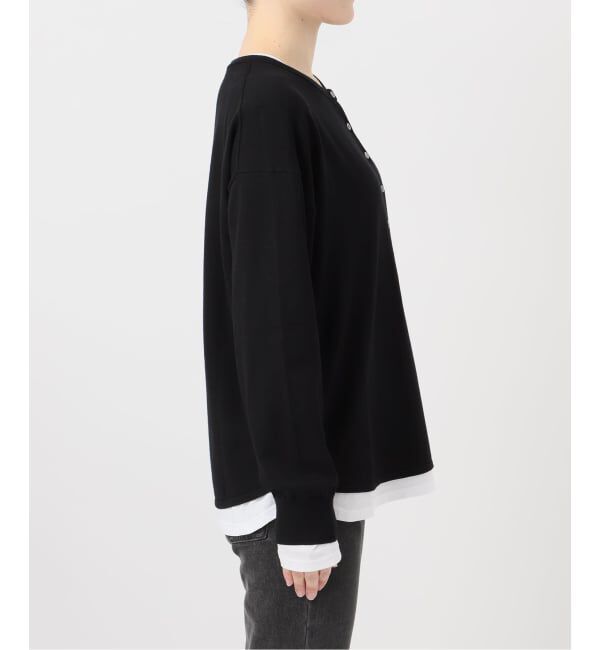 JOURNAL STANDARD relume「《追加》［2枚セット / SS素材］3WAYレイヤードヘンリープルオーバー」|ニット・セーター|