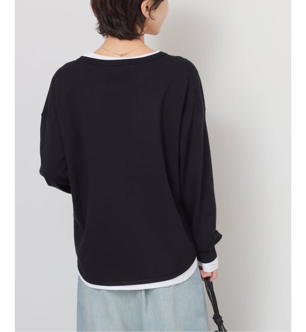 JOURNAL STANDARD relume「《追加》［2枚セット / SS素材］3WAYレイヤードヘンリープルオーバー」|ニット・セーター|
