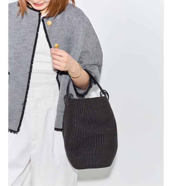 journal standard L'essage「《予約》【INES BRESSAND】POT FROISSE：かごバッグ」|かごバッグ|