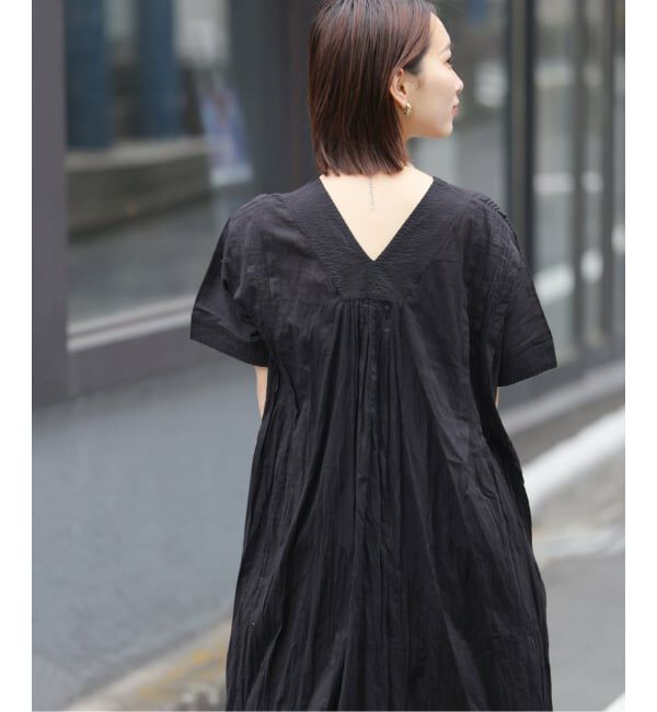 JOURNAL STANDARD relume「《追加予約 / 新色》コットンボイルクリンクルタックカフタンワンピース」|ワンピース|