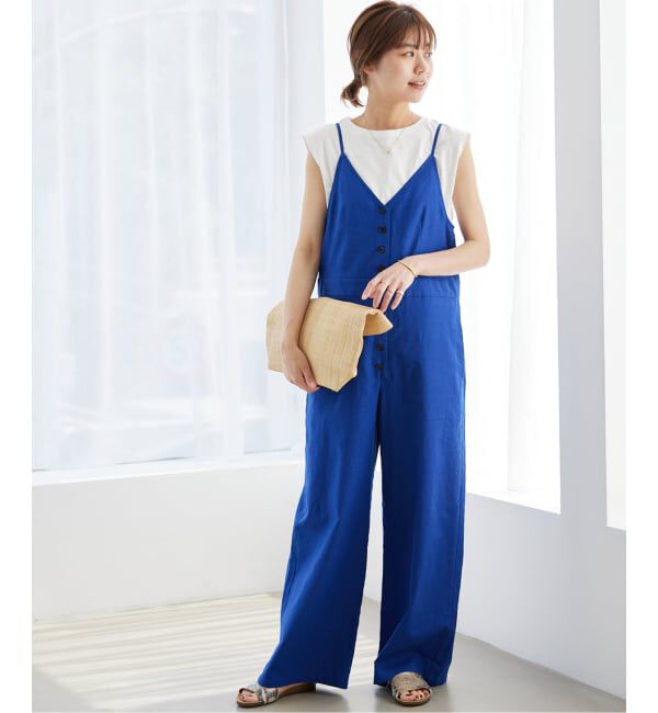 JOURNAL STANDARD relume「《WEB限定追加予約/2枚セット》手洗い可 / タンクトップ付きキャミサロペット」|オールインワン|