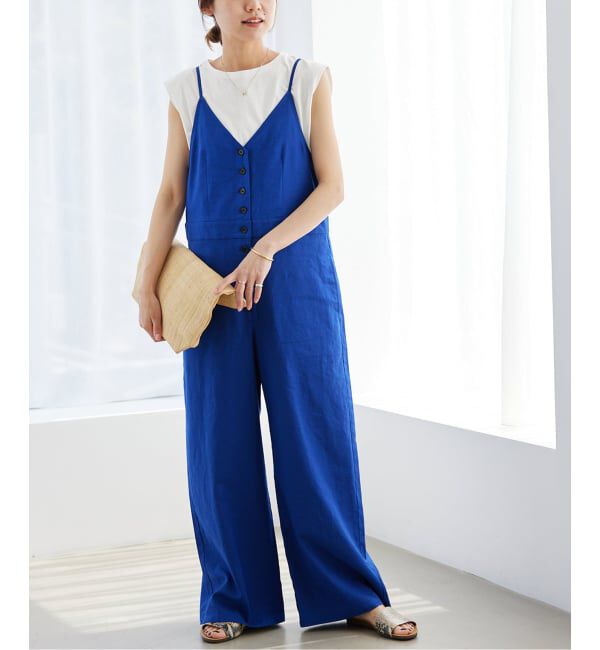 JOURNAL STANDARD relume「《WEB限定追加予約/2枚セット》手洗い可 / タンクトップ付きキャミサロペット」|オールインワン|