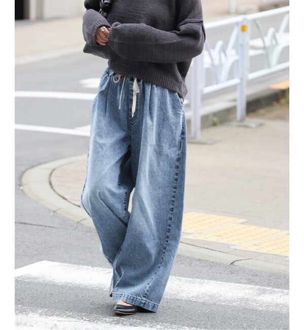 JOURNAL STANDARD「《WEB限定追加予約3》イージーデニムワイドパンツ」|デニム|