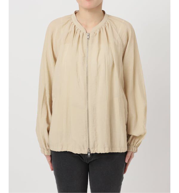 JOURNAL STANDARD relume「《予約》［手洗い可］シアーギャザージップブルゾン」|その他|