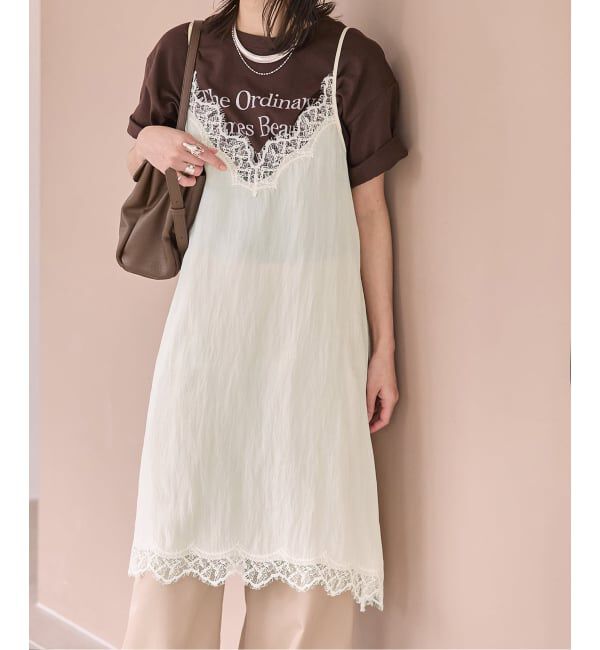 JOURNAL STANDARD「《追加予約5》フィブリルリヨセルキャミワンピース」|ワンピース|