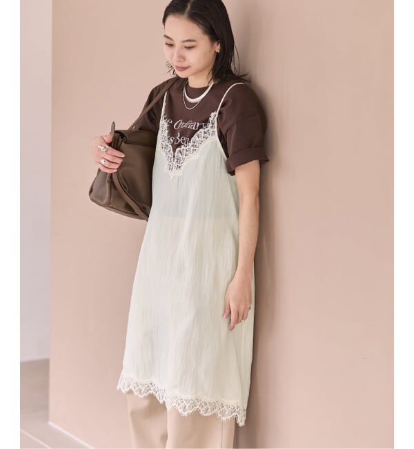 JOURNAL STANDARD「《追加予約5》フィブリルリヨセルキャミワンピース」|ワンピース|