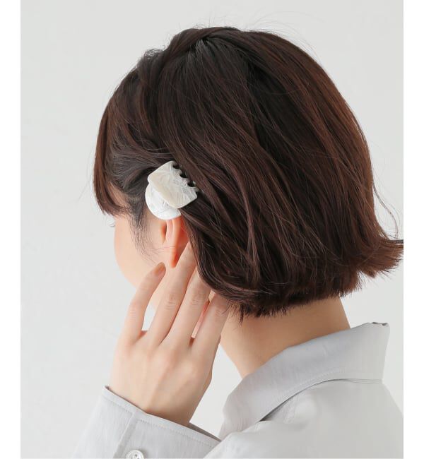 journal standard L'essage「【IRIS47/イリスフォーセブン 】veronique petit clip：ヘアクリップ」|その他|ホワイト