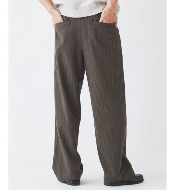 JOURNAL STANDARD relume「《予約》ヒールカット ルーズライト ストライプ スラックス」|スラックス|