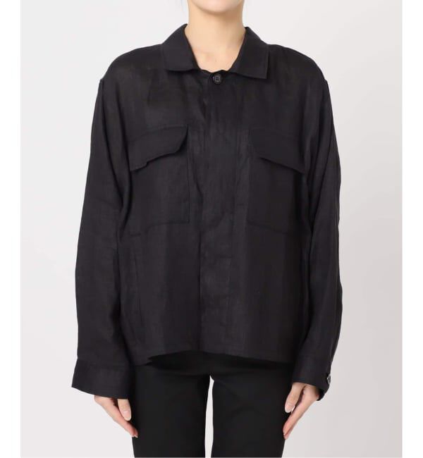 JOURNAL STANDARD「《追加2》リネンミリタリージャケット」|ミリタリージャケット|