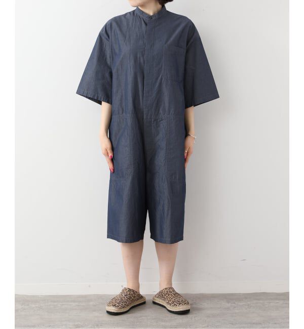 journal standard luxe「C/Cuタイプスタンドカラーハーフオールインワン」|オールインワン|