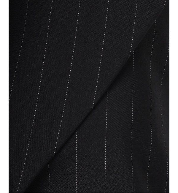 NOBLE「【洗える】ストライプツイルストレッチスラックスパンツ」|スラックス|