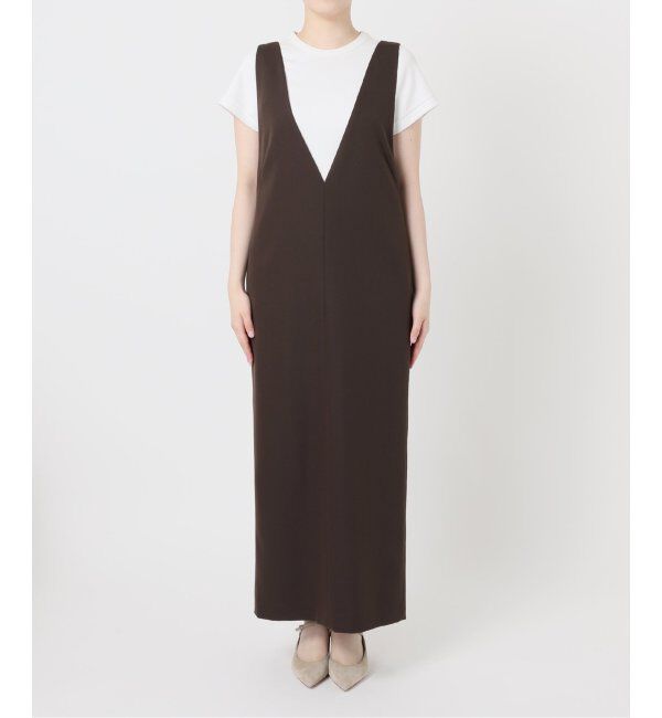 NOBLE「ストレートVネックワンピース」|ワンピース|