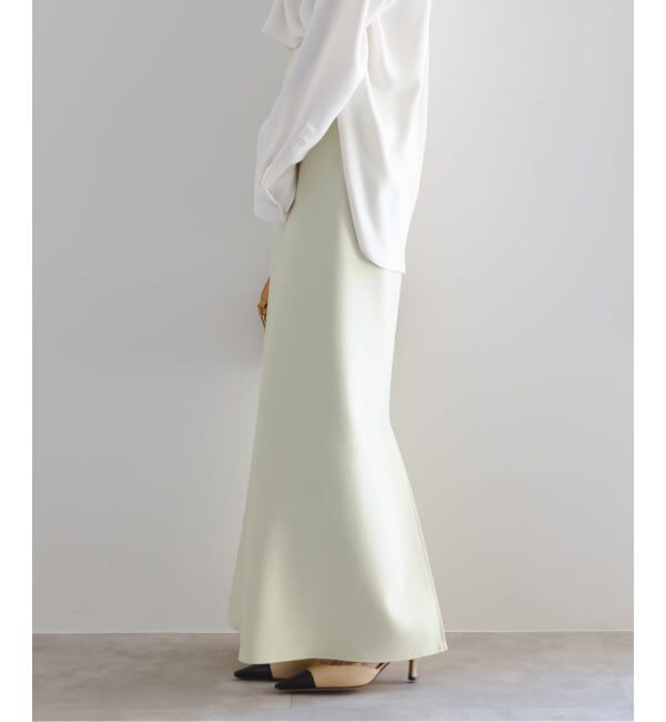 NOBLE「《追加》コンフォートジャージーライクタイトスカート」|スカート|