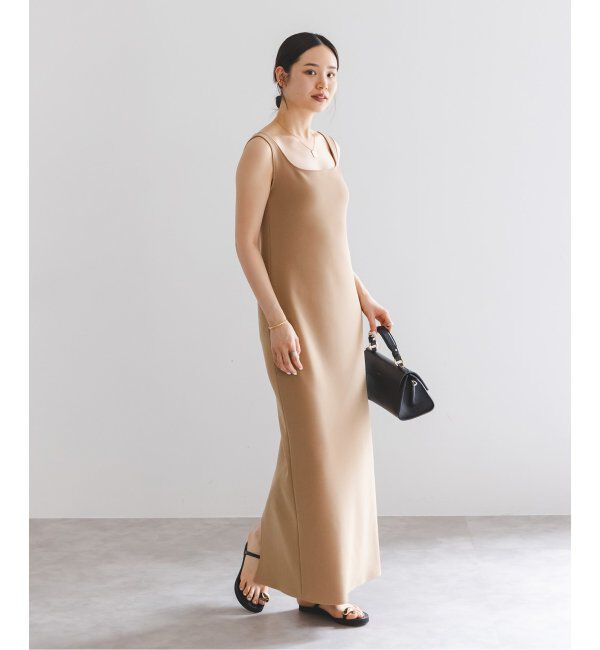 NOBLE「【洗える】ニットライクジョーゼット2wayワンピース」|ワンピース|