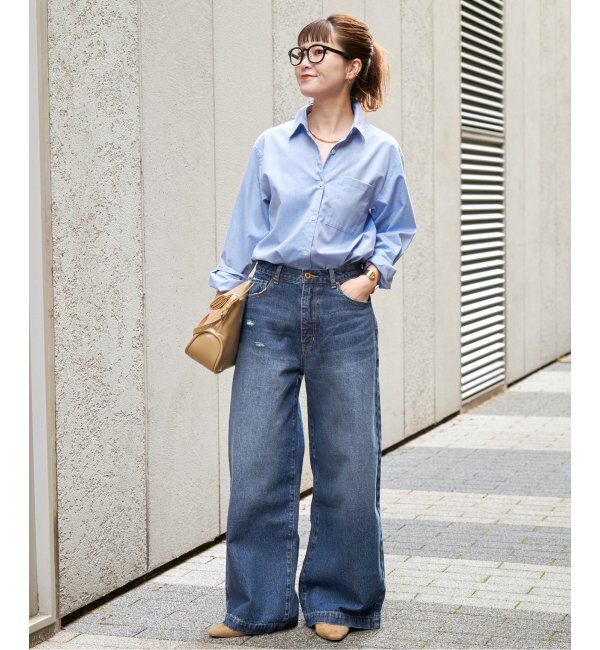 Spick and Span「《追加》5 1/2 BAGGY DENIM」|デニム|