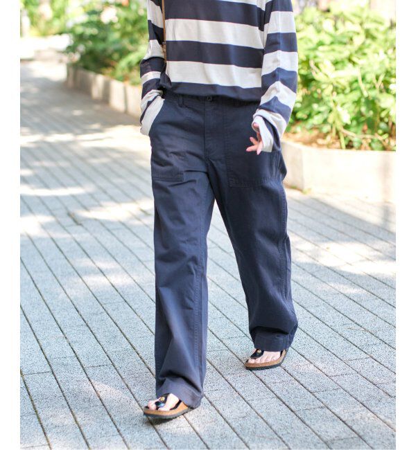 Spick and Span「《追加2》ルーズベイカーパンツ」|カーゴ|