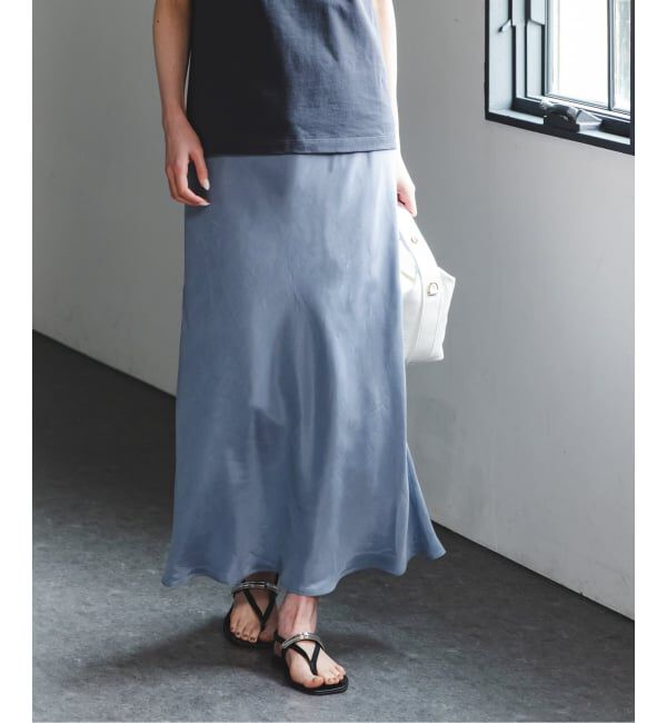 NOBLE「《追加2》キュプラナローAラインスカート」|スカート|