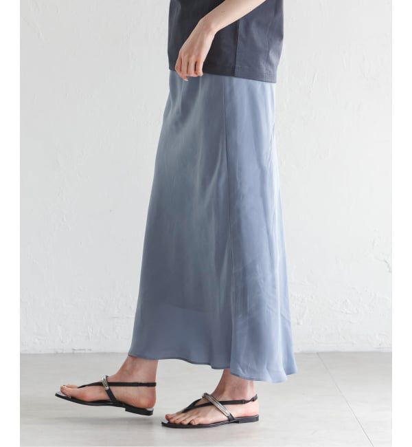 NOBLE「《追加2》キュプラナローAラインスカート」|スカート|