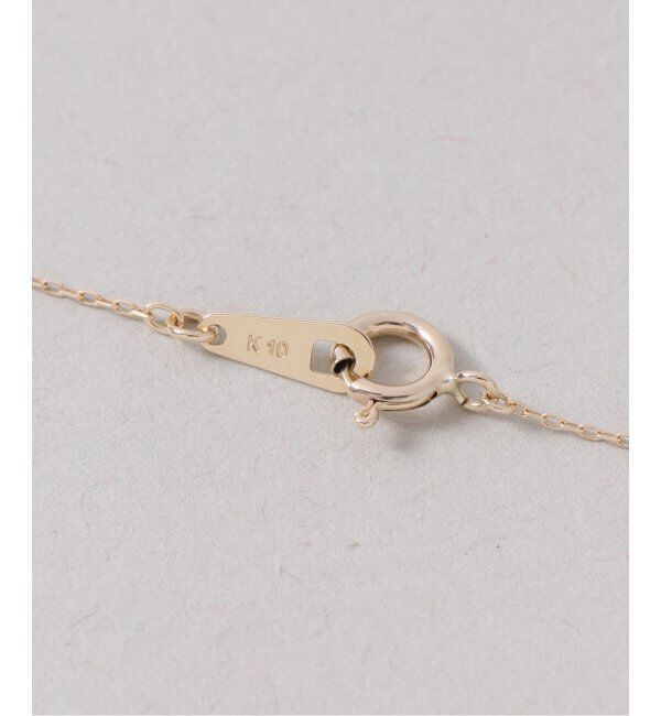 Lilas by Spick&Span「ブラウンH＆Cダイヤバー50cmネックレス K10」|ネックレス|