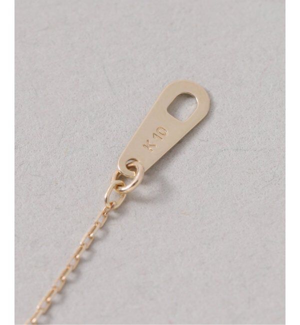 Lilas by Spick&Span「ブラウンH＆Cダイヤバー50cmネックレス K10」|ネックレス|