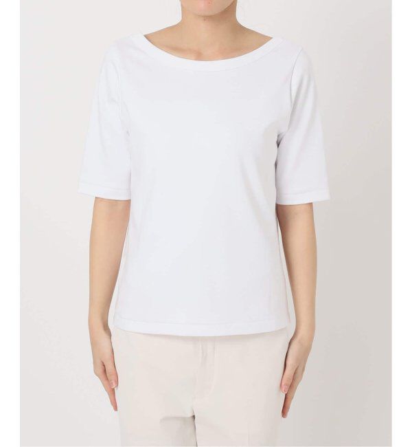 NOBLE「《追加》スビンコットンソフトスクエアーネックTシャツ 2」|Tシャツ・カットソー|