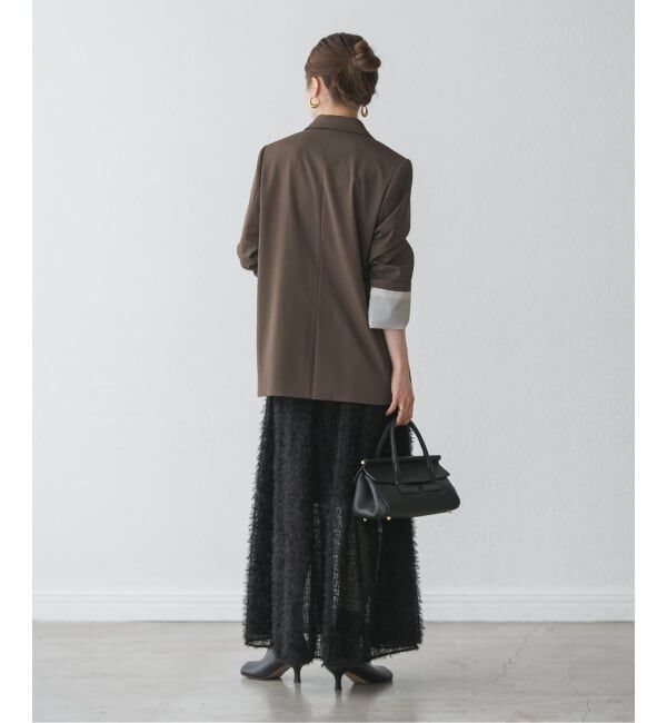 NOBLE「フェザーチュールフレアスカート」|スカート|